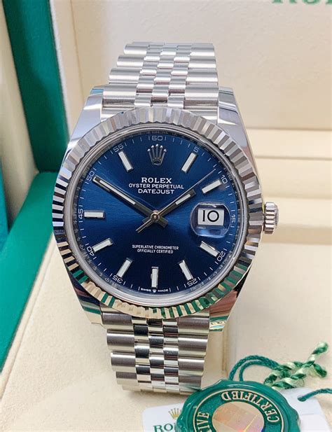 rolex 1500 blue dial|rolex 41mm datejust blue dial.